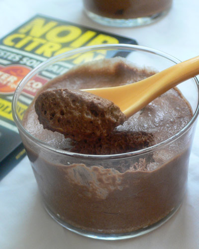 Mousse au chocolat noir et au citron