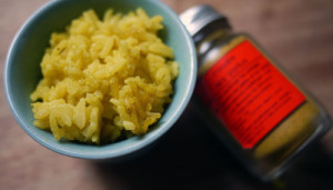 Riz à la noix de coco et à la poudre des Vertus d'Olivier Roellinger